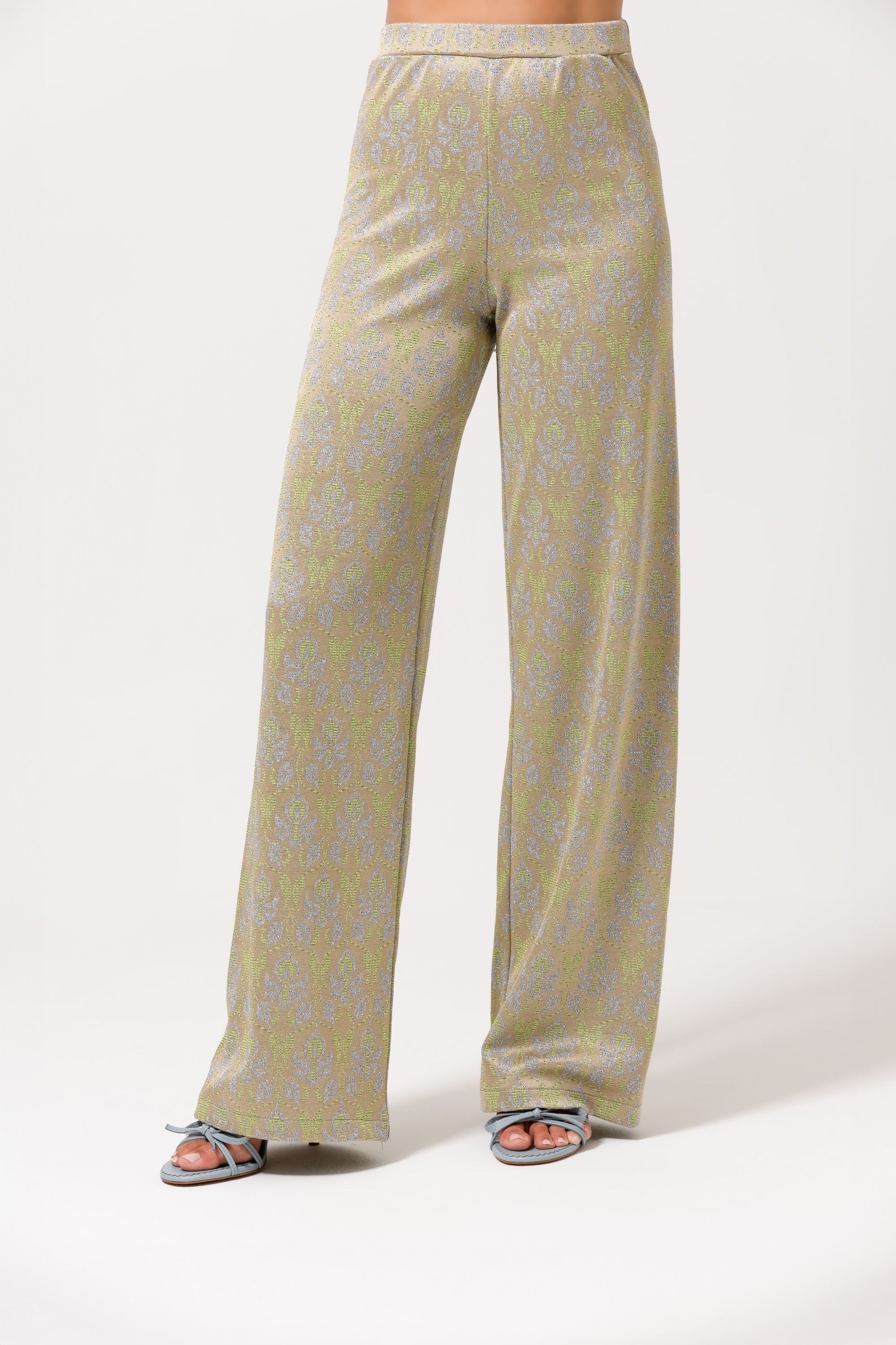 Pantalone jacquard