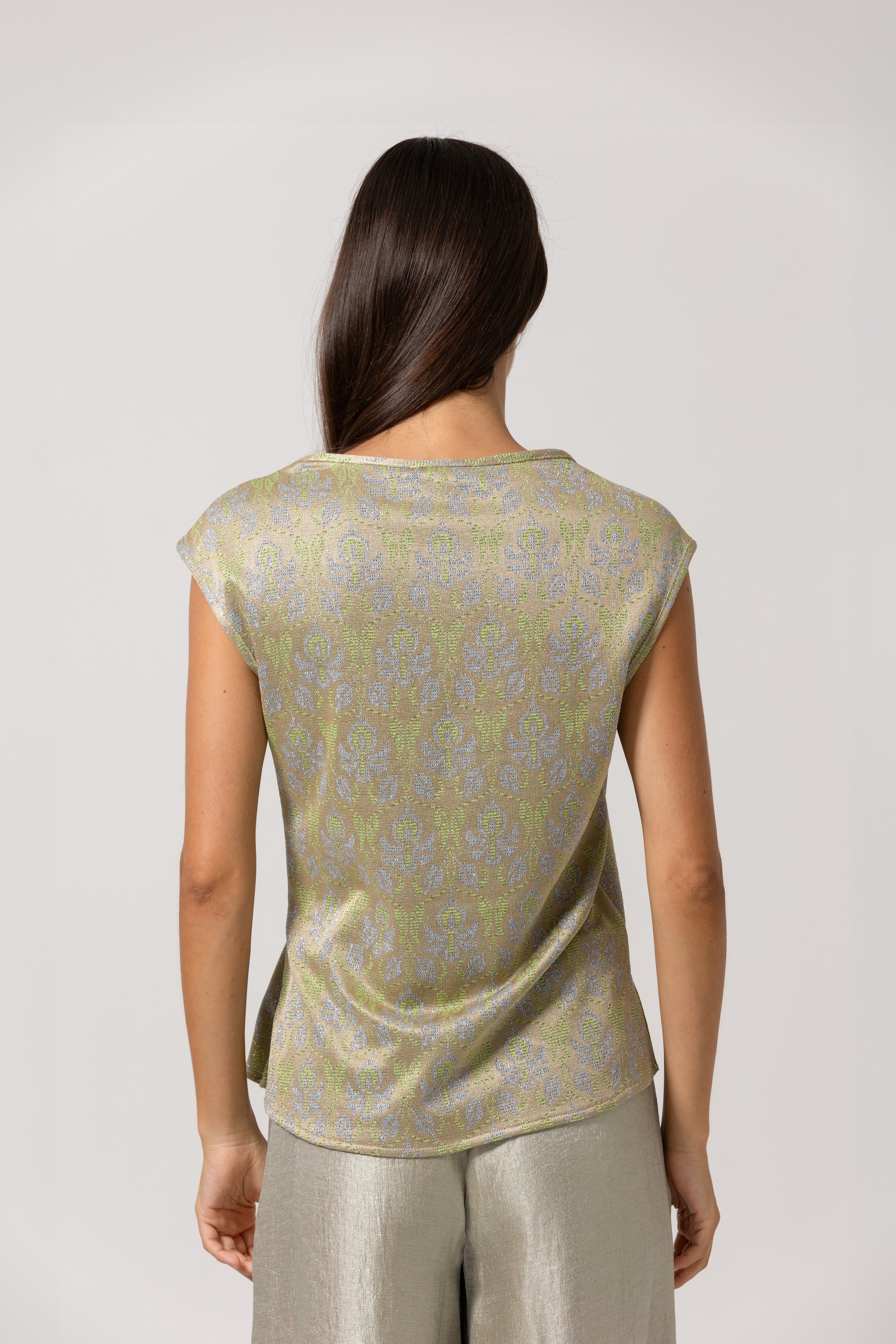 Blusa jacquard