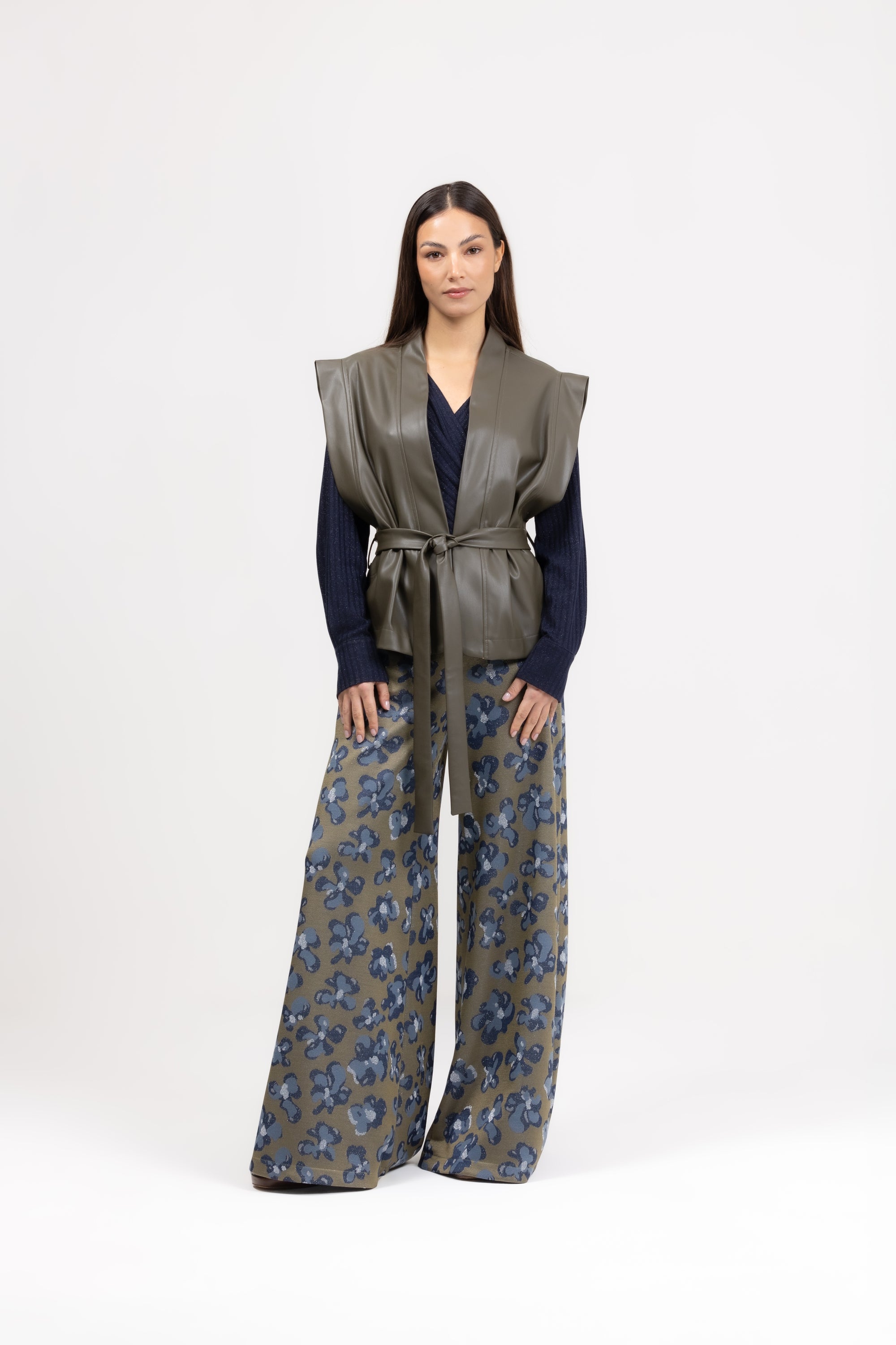Pantalone jacquard
