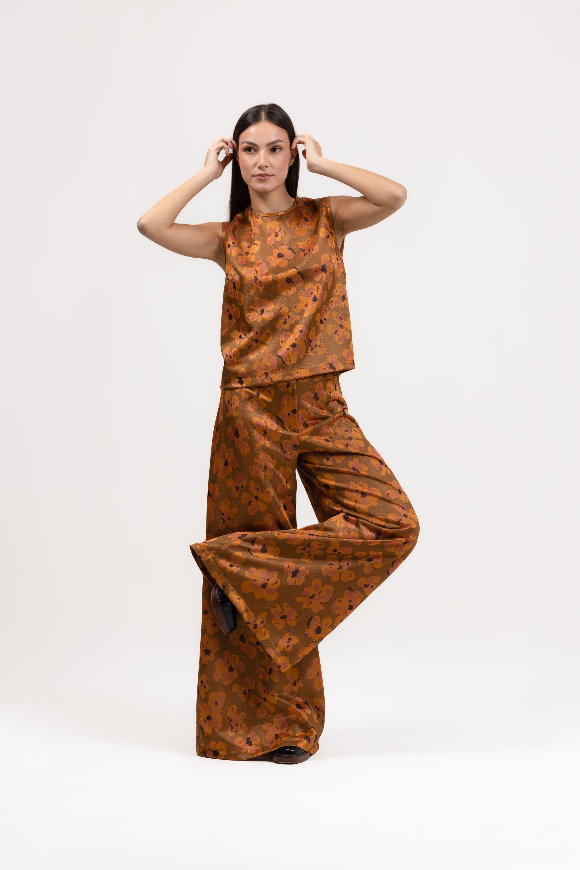 Pantalone jacquard
