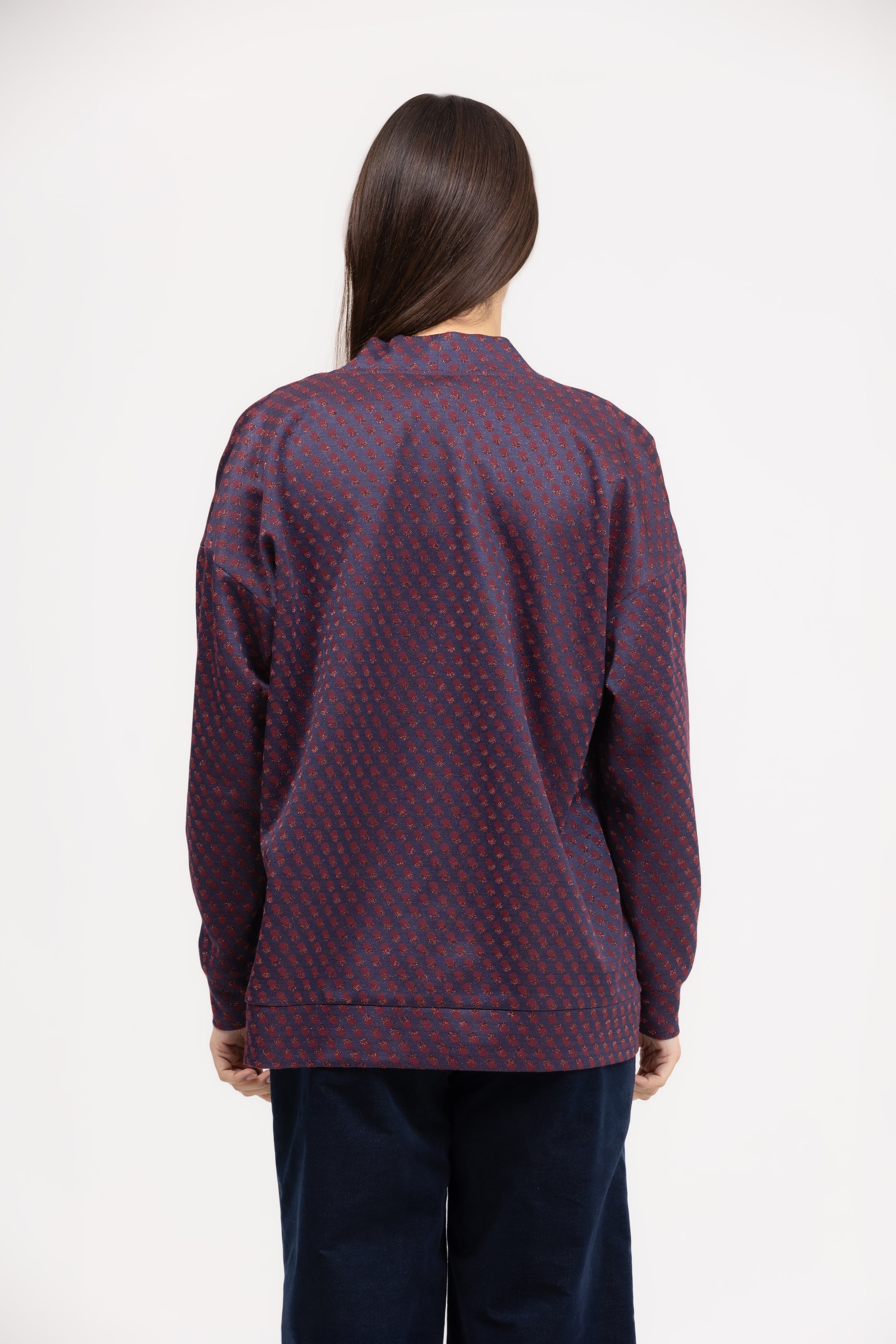 Cardigan jacquard