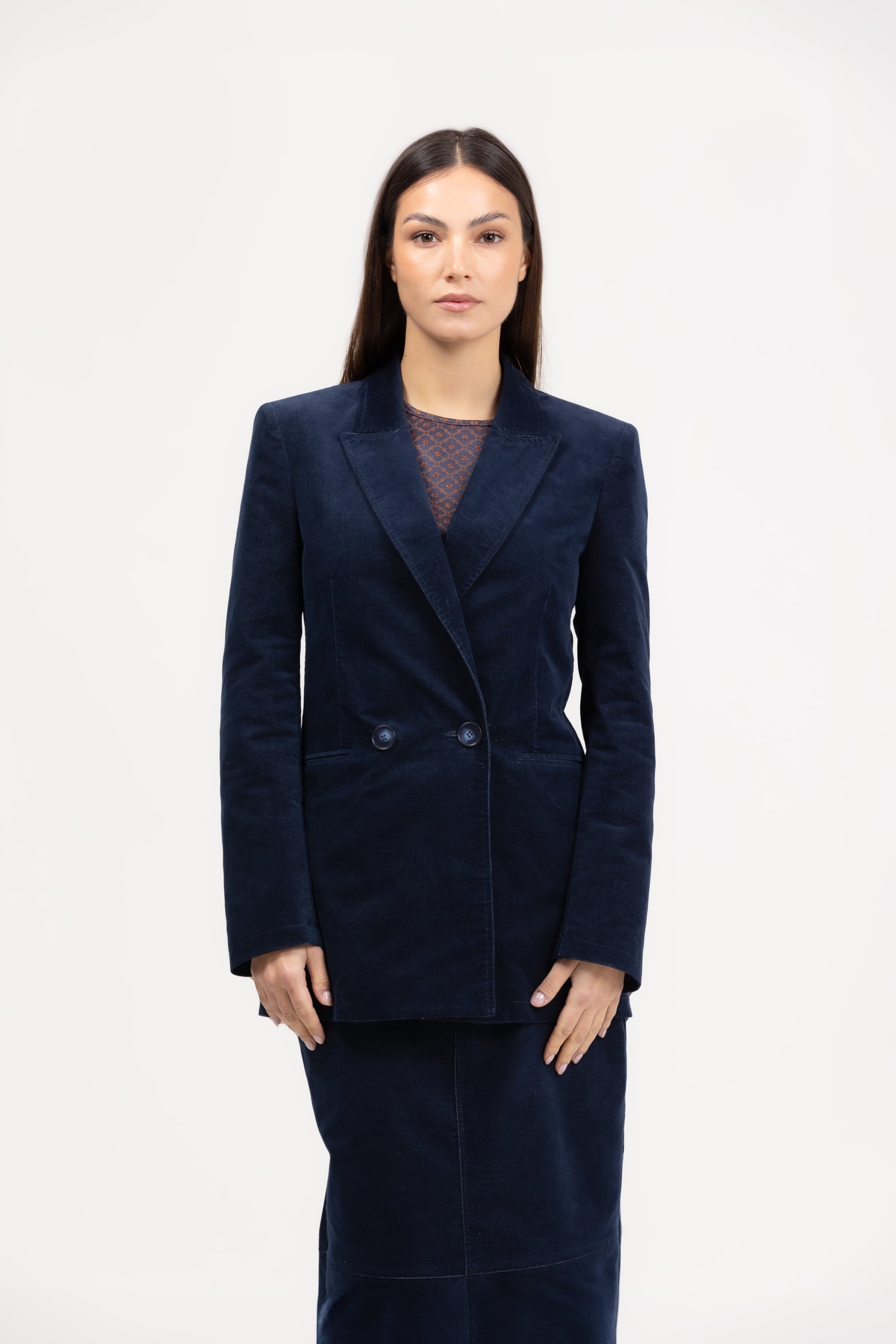 Blazer velvet jeans