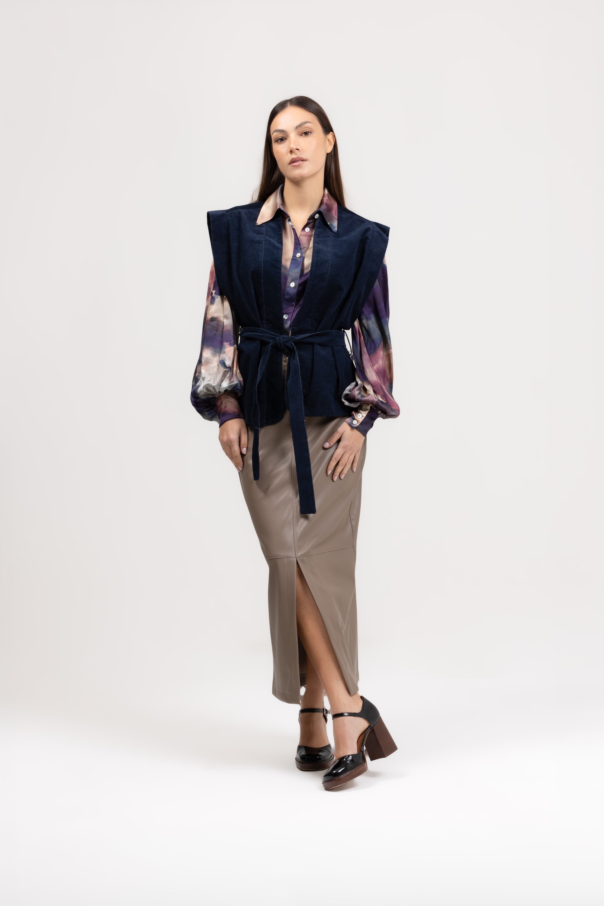 Gilet velvet jeans
