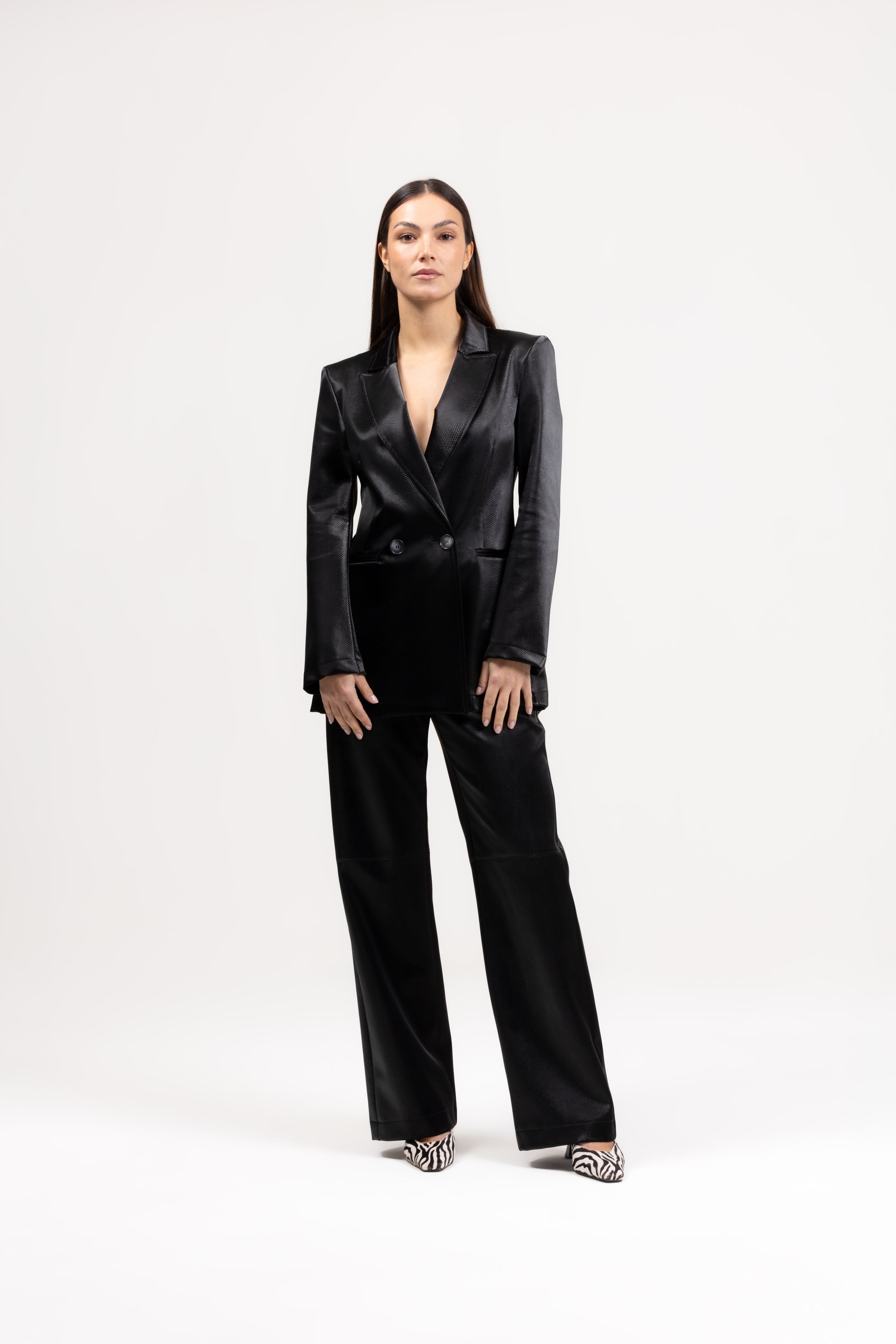 Blazer similpelle