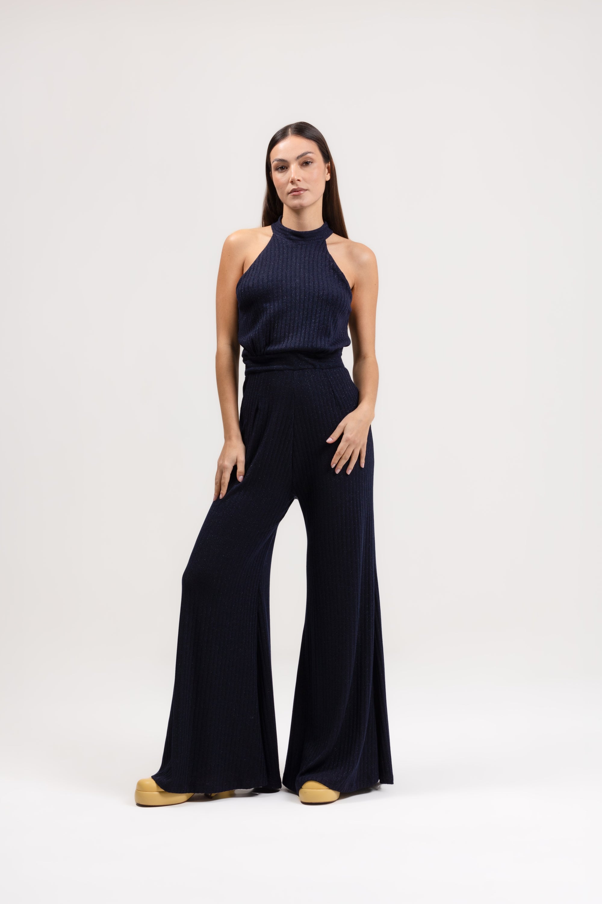 Tuta costine lurex