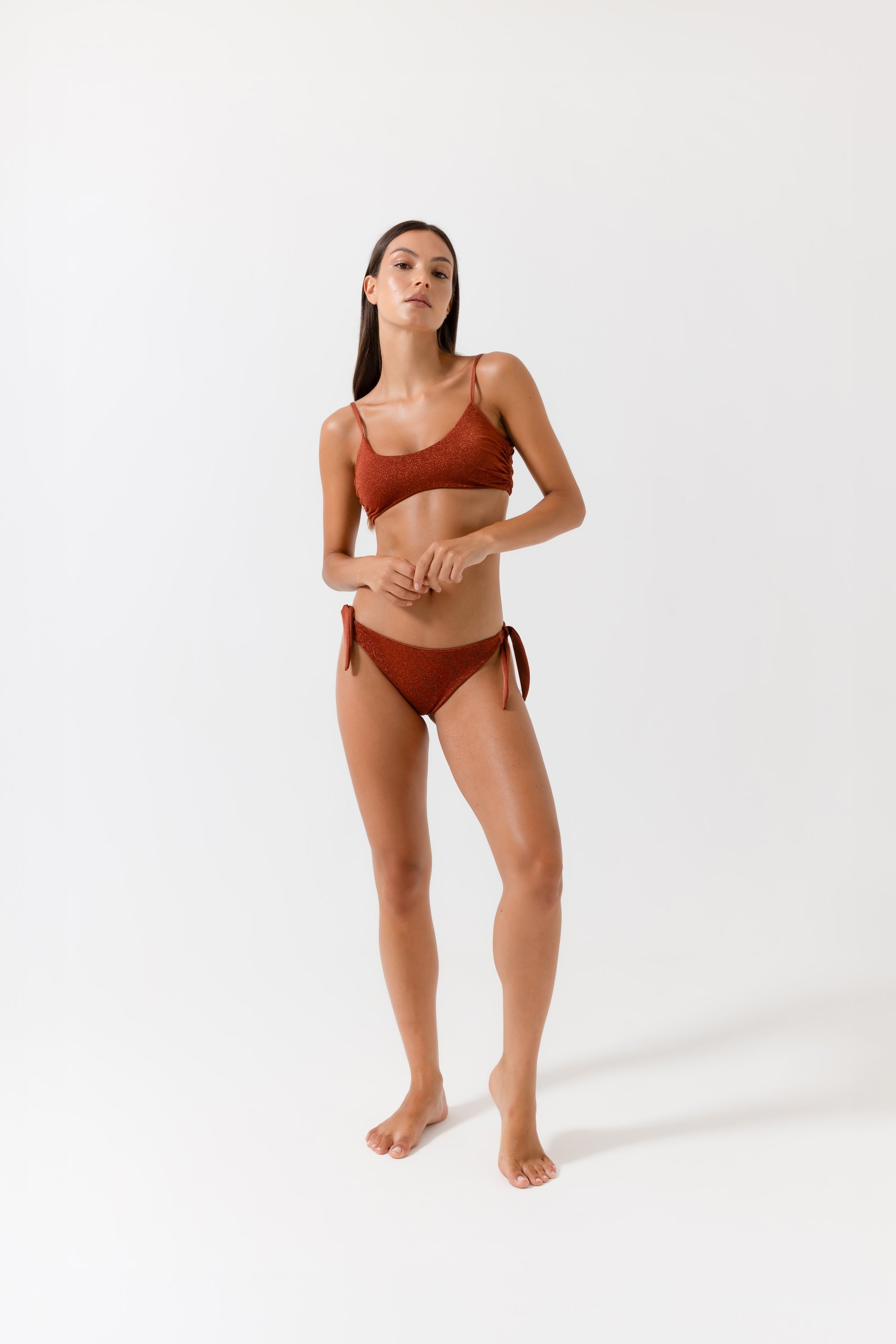 Brassier lurex