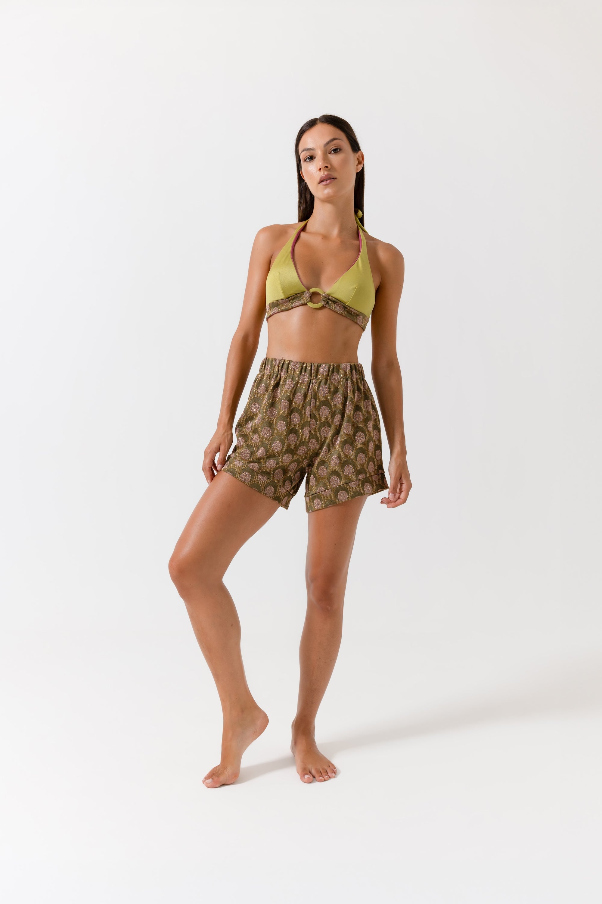 Pantaloncino jacquard