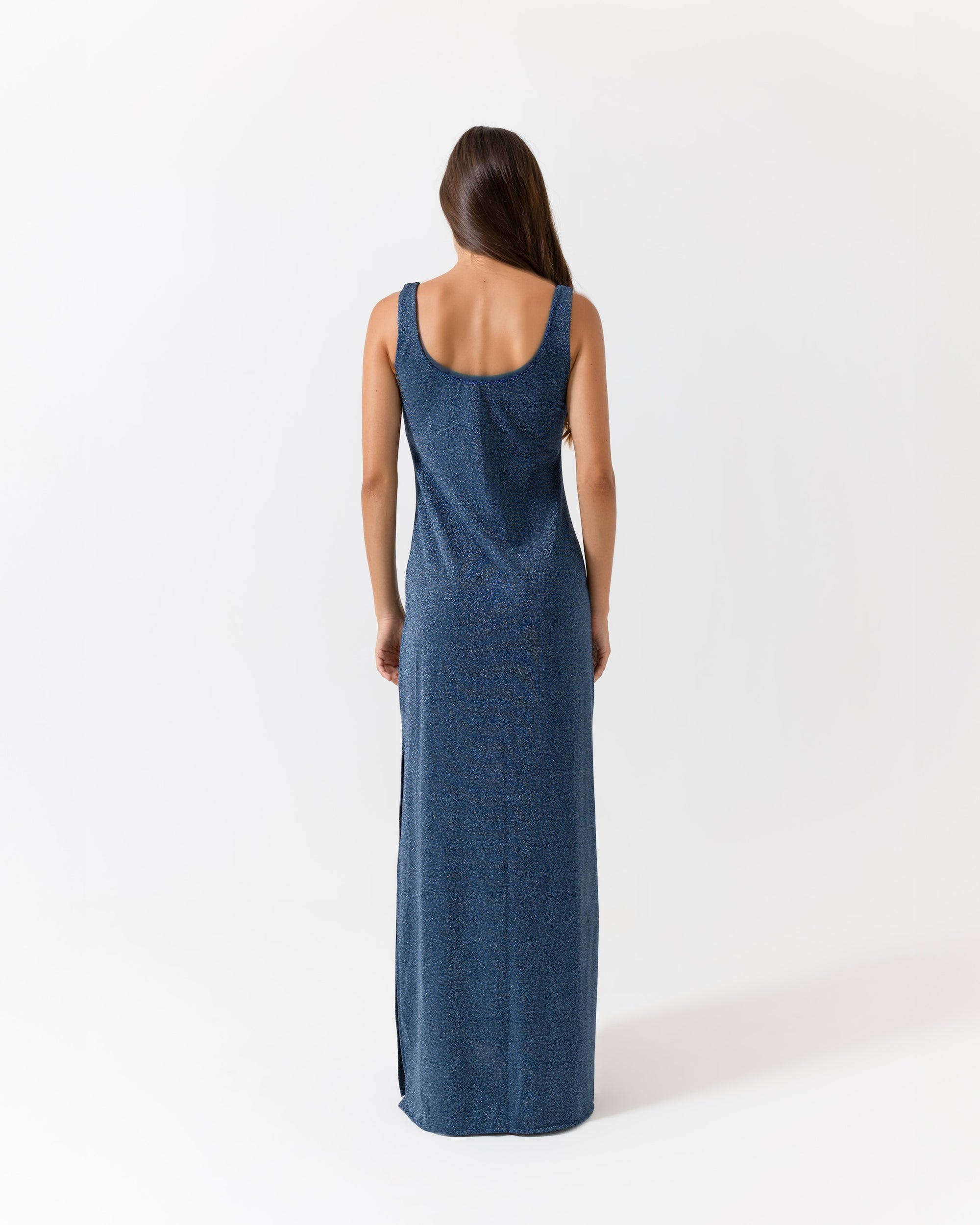 Abito canotta lurex
