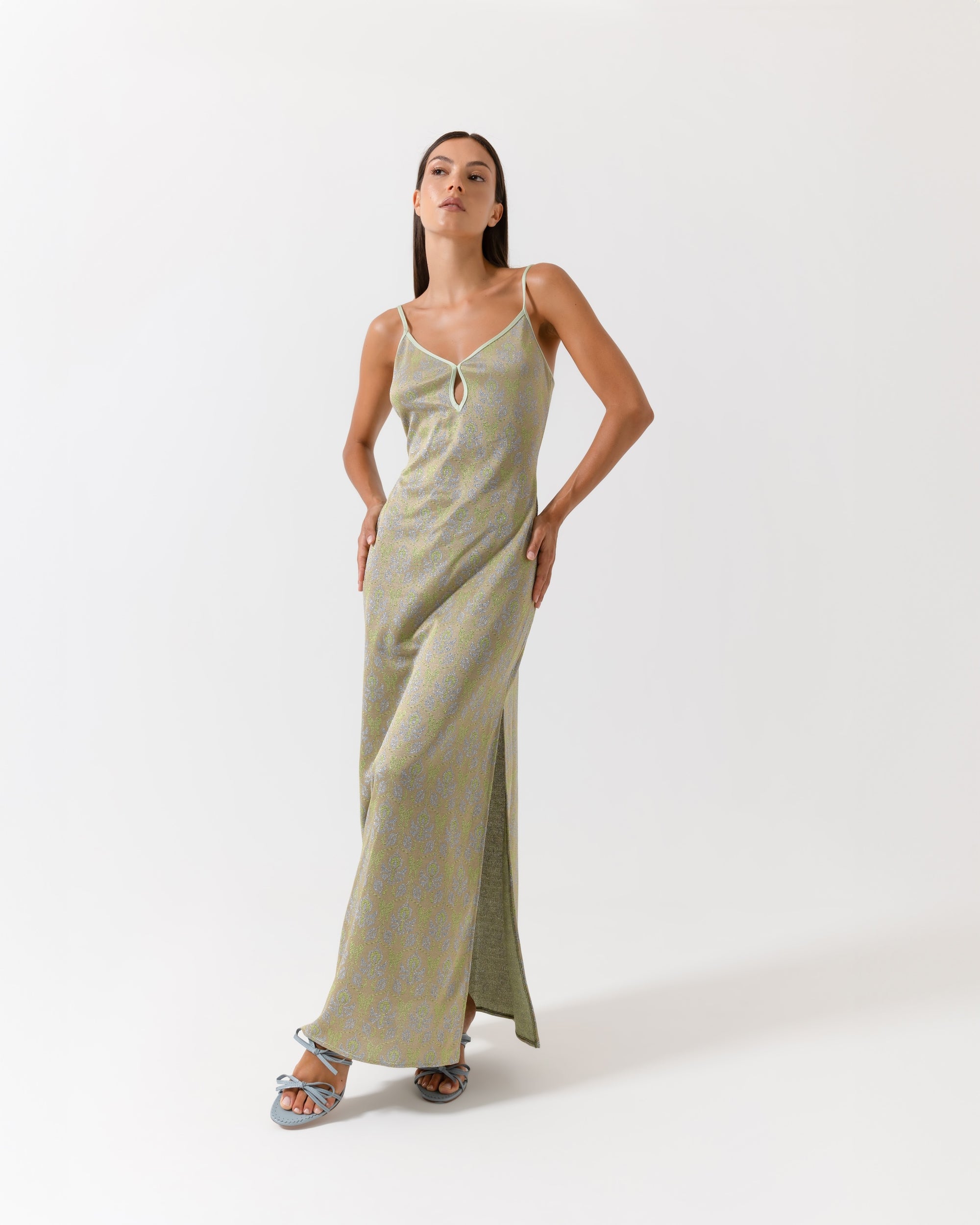 Abito oblò jacquard