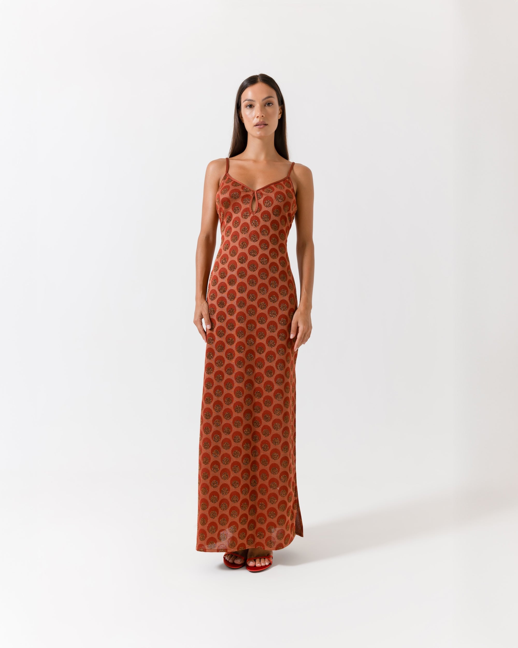 Abito oblò jacquard