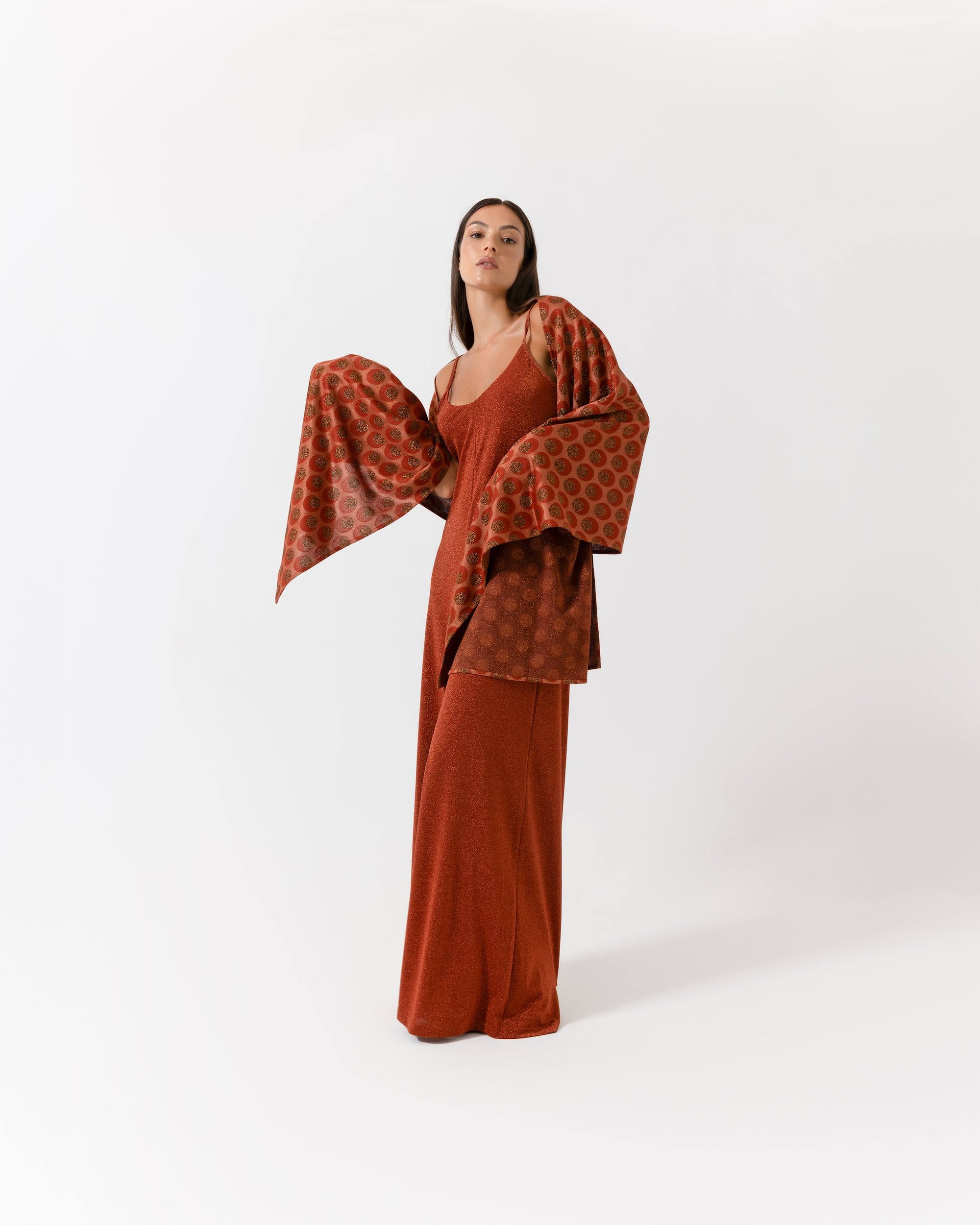 Stola jacquard